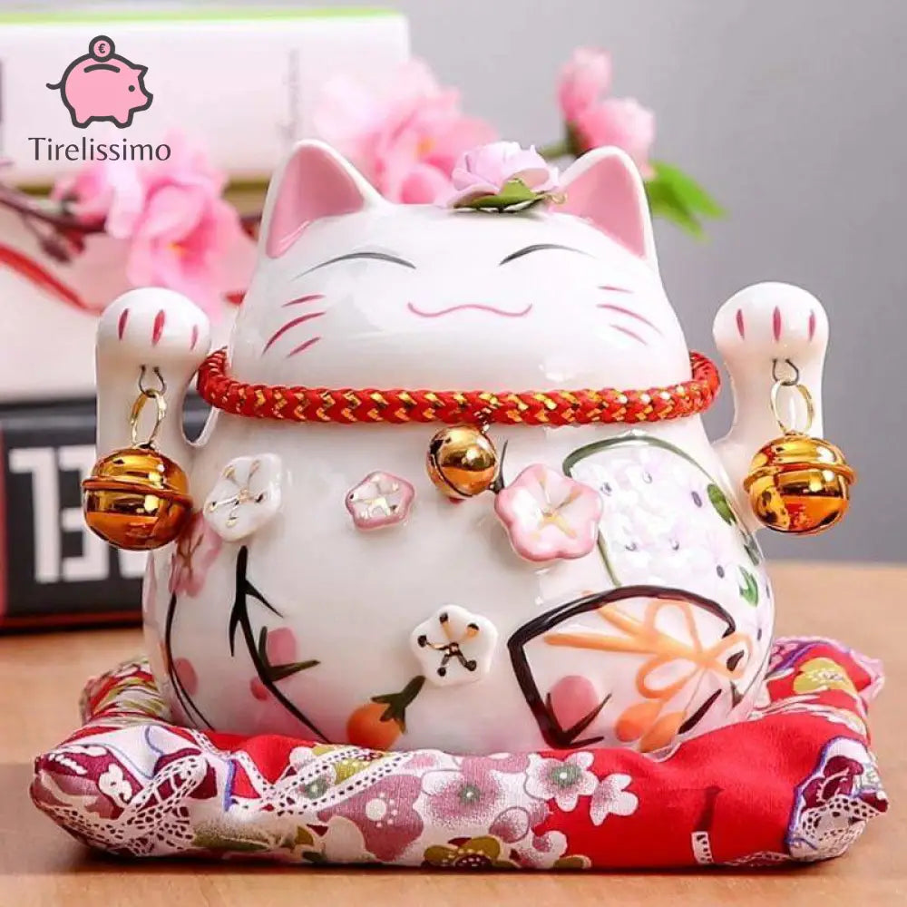 Tirelire Chat Porte Bonheur Chinois 1