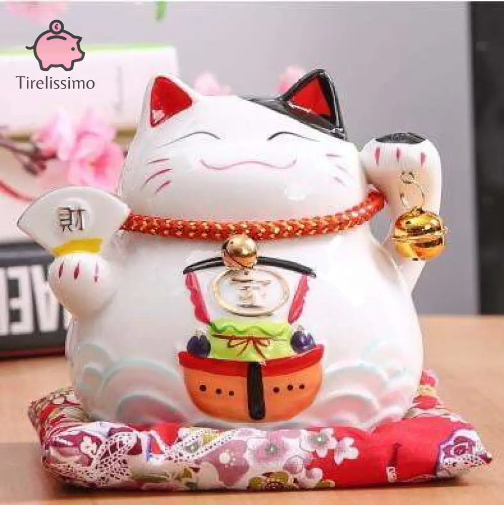 Tirelire Chat Porte Bonheur Chinois 3