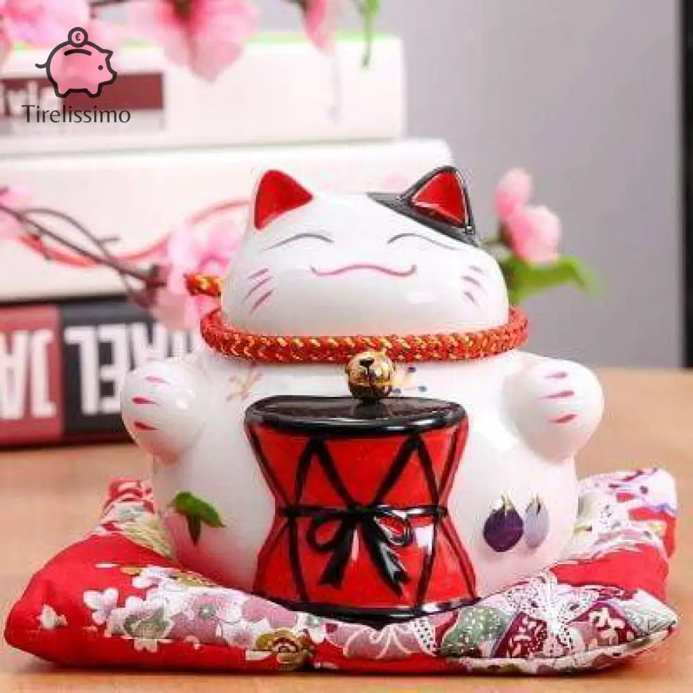 Tirelire Chat Porte Bonheur Chinois 6