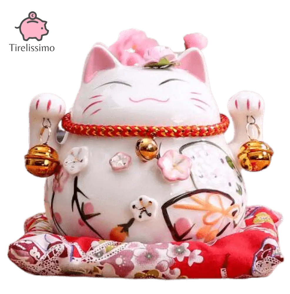 Tirelire<br/> Chat Porte Bonheur Chinois - Tirelissimo