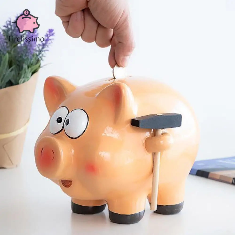 Tirelire Cochon Avec Marteau