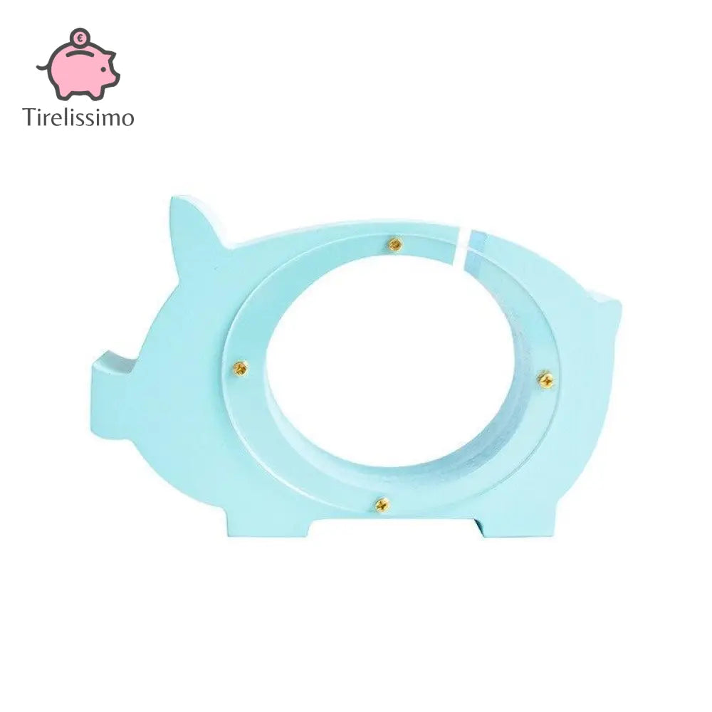 Tirelire Cochon En Bois