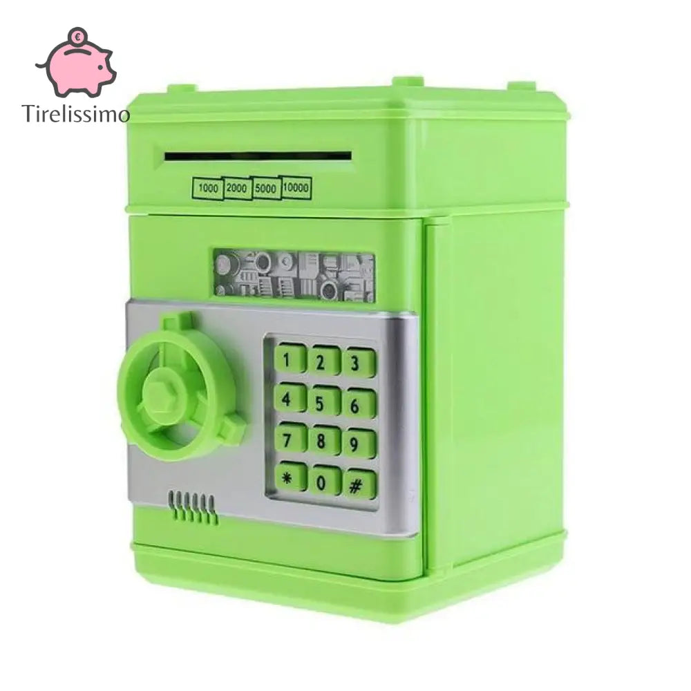 Tirelire Coffre Fort Avec Code Vert