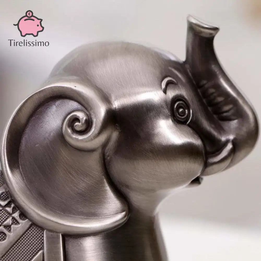 Tirelire Éléphant Argent