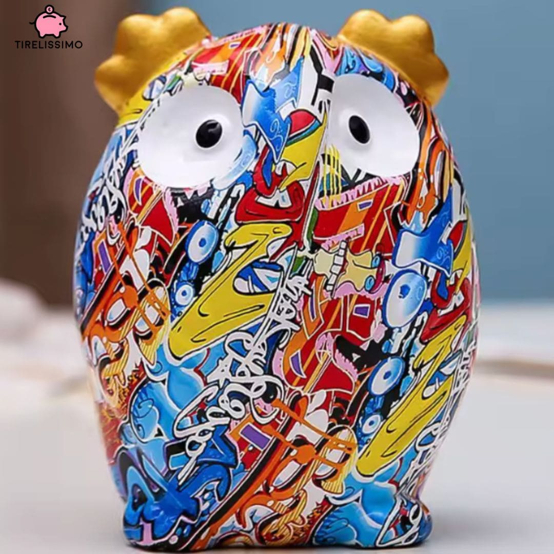 Tirelire Hibou en Céramique