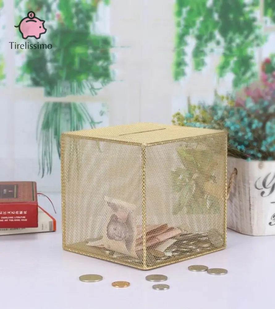 Tirelire Métal Sans Ouverture