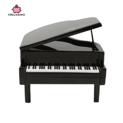 Tirelire Piano Noir