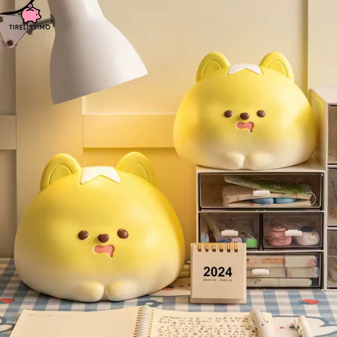 Tirelire Chien Jaune