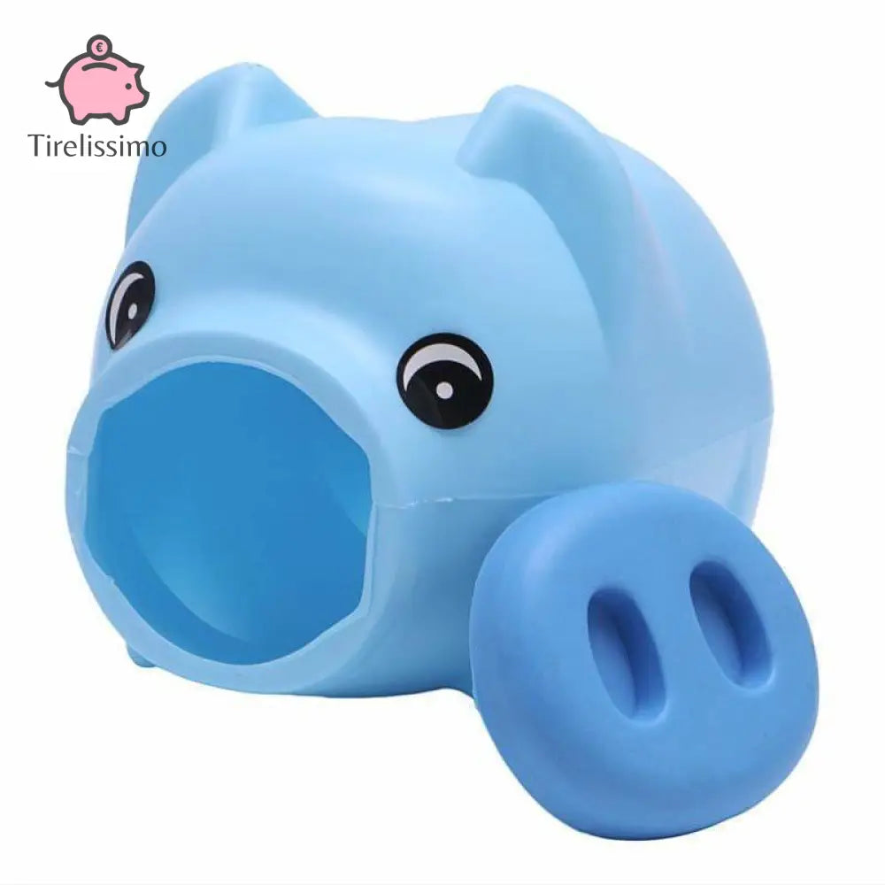 Tirelire Cochon Bleu