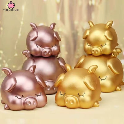 Tirelire Cochon Lingot Dor 