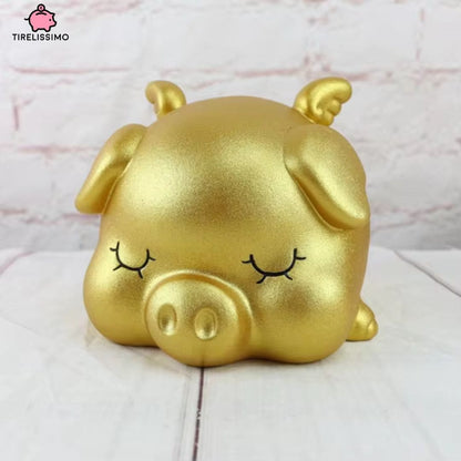 Tirelire Cochon Lingot Dor 