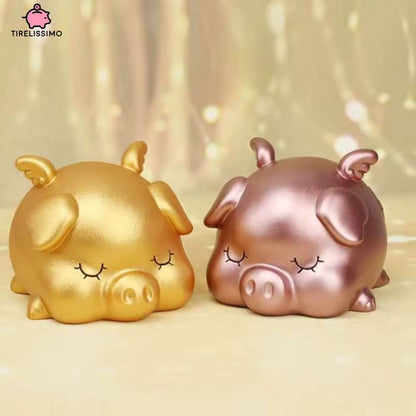 Tirelire Cochon Lingot Dor 
