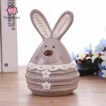 Tirelire Lapin Egmont Gris