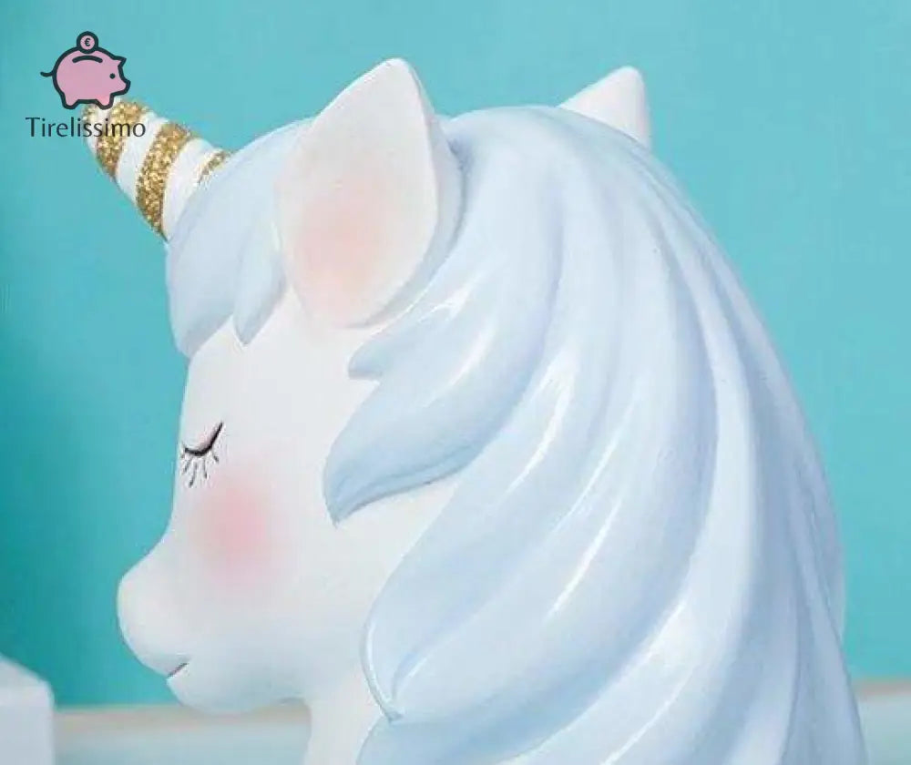 Tirelire Licorne Blanche