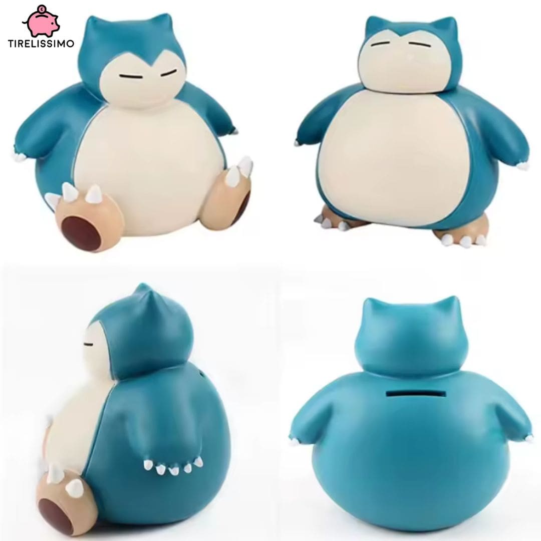 Tirelire Ours Endormi Bleu XXL
