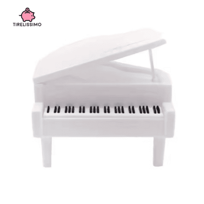 Tirelire Piano Blanc